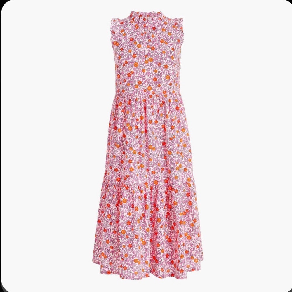 J. Crew Factory Tiered Sleeveless Maxi Dress sz 4